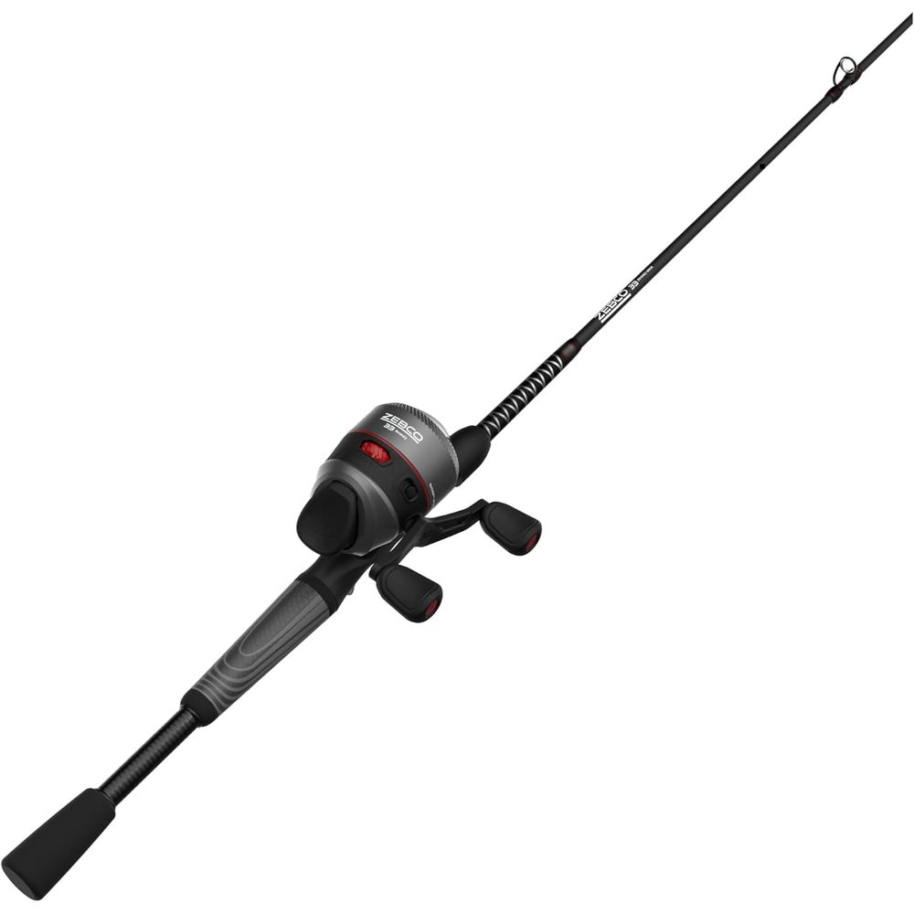 Spincast Reel - Durable E-Glass Spincast Fishing Rod Combo