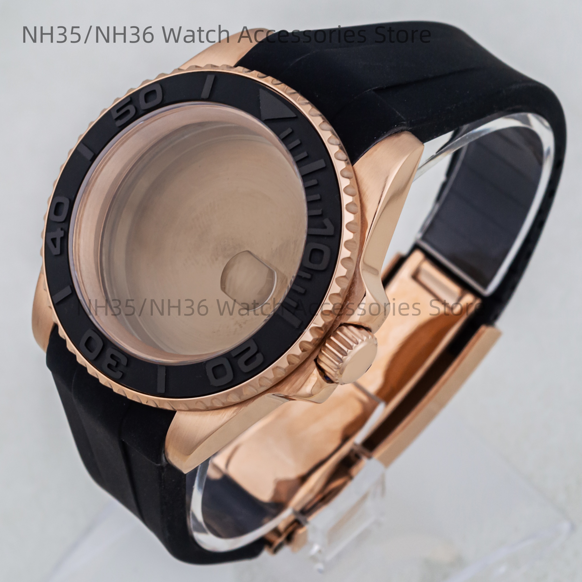 40mm Rose Gold Watch Case Cera - Reel Case reseña y precio