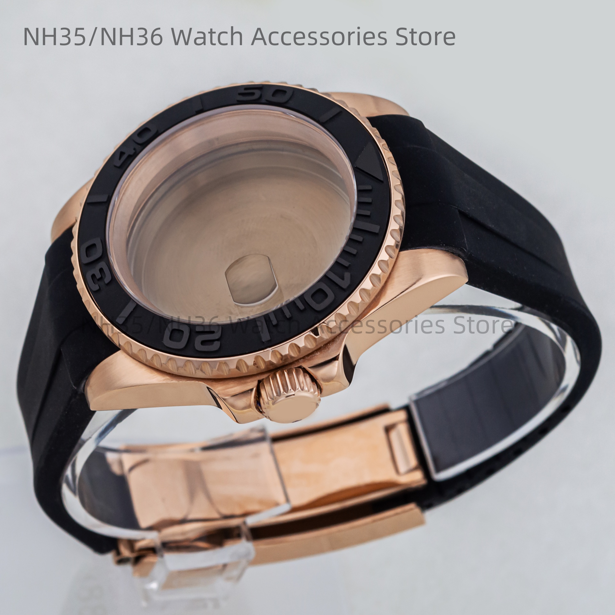 40mm Rose Gold Watch Case Cera - Reel Case reseña y precio