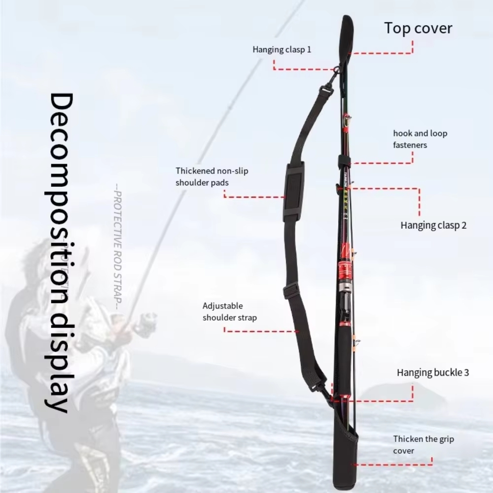  Adjustable Fishing Rod Stora - Reel Bag reseña y precio