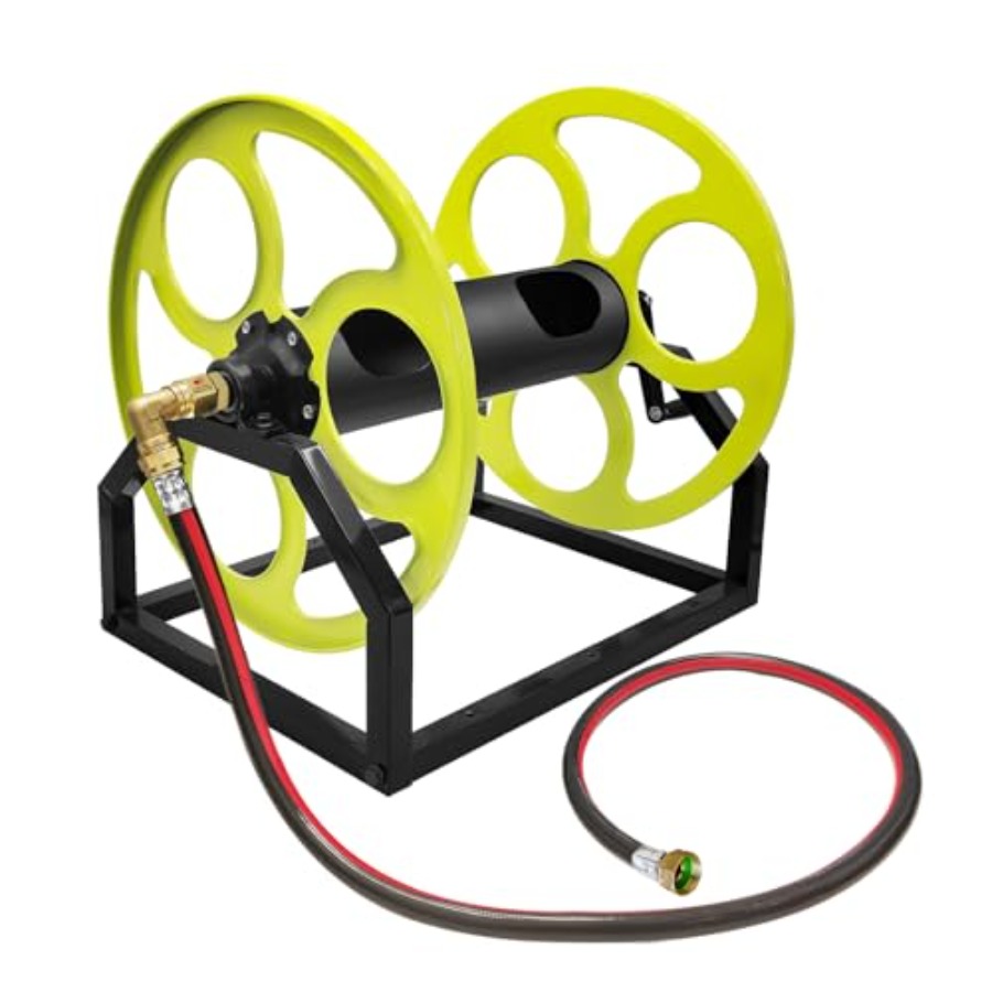Heavy Duty Garden Hose Reel wi - Reel Handle reseña y precio