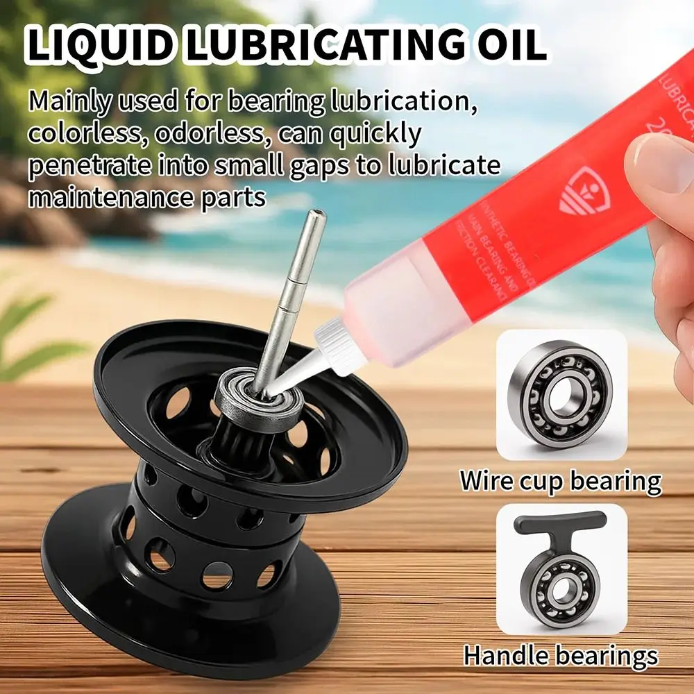 40ml Fish Reel Grease Long-Las - Reel Grease reseña y precio