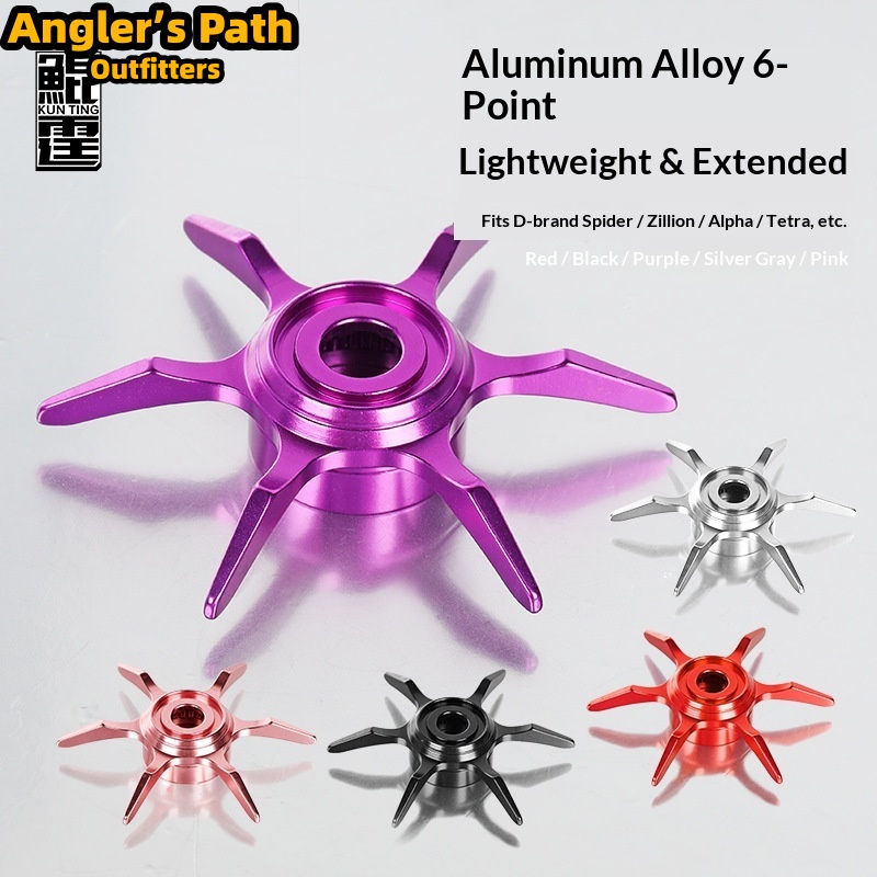 Six Star Drag Knob Enlarged Al - Reel Drag Knob reseña y precio