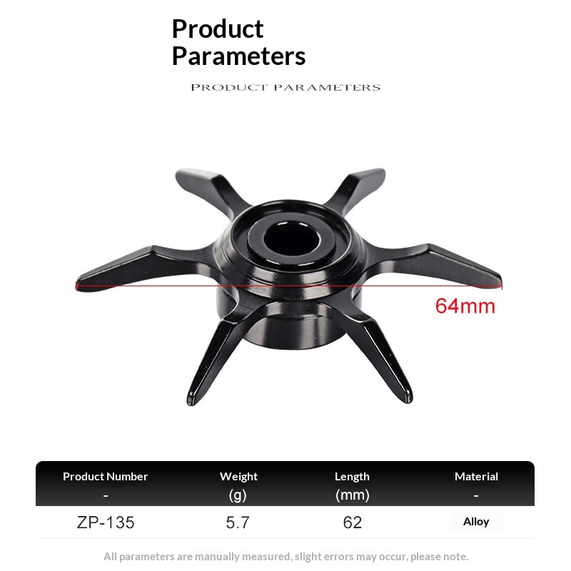 Six Star Drag Knob Enlarged Al - Reel Drag Knob reseña y precio