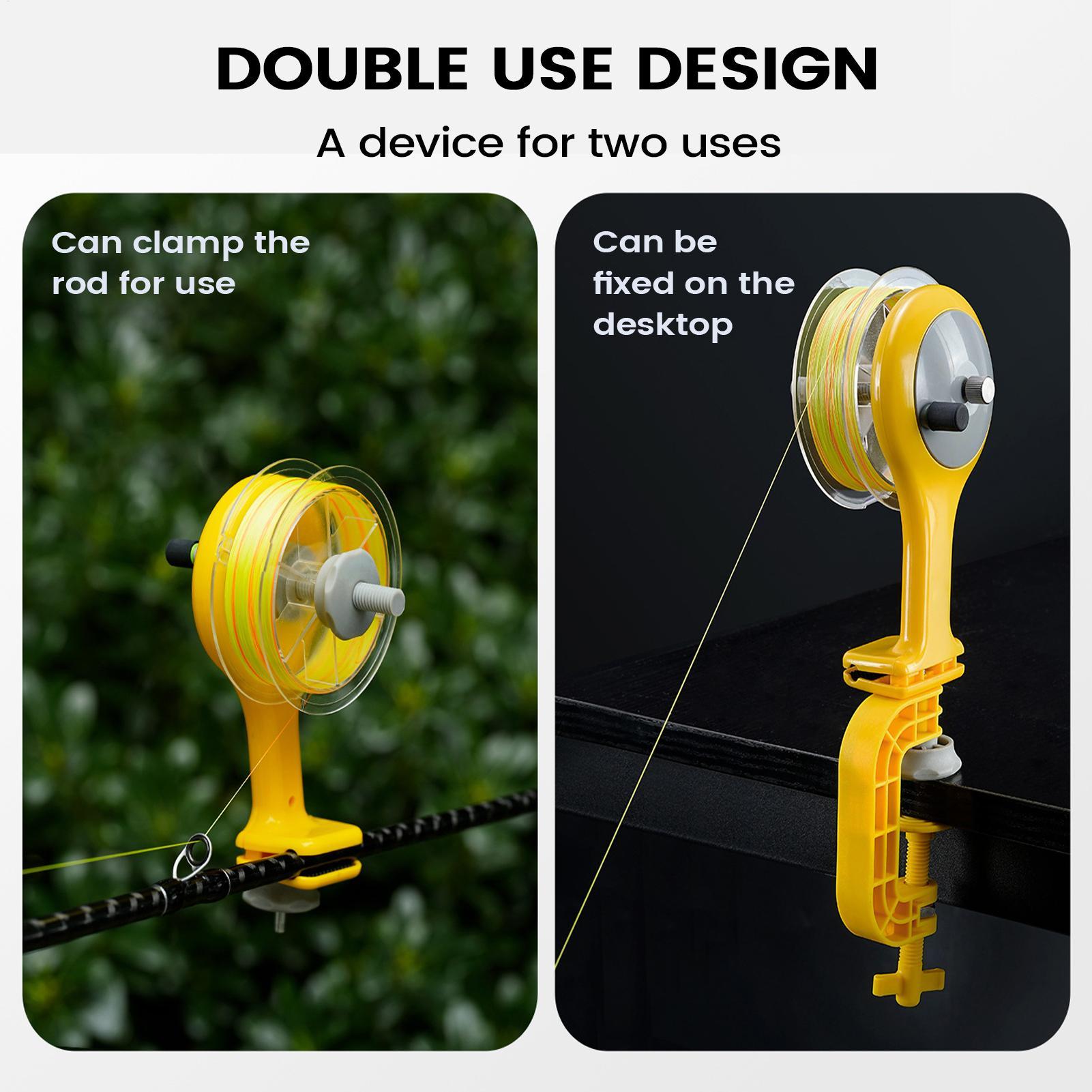Fishing Line Spooler with Clam - Ice Fishing Reel reseña y precio
