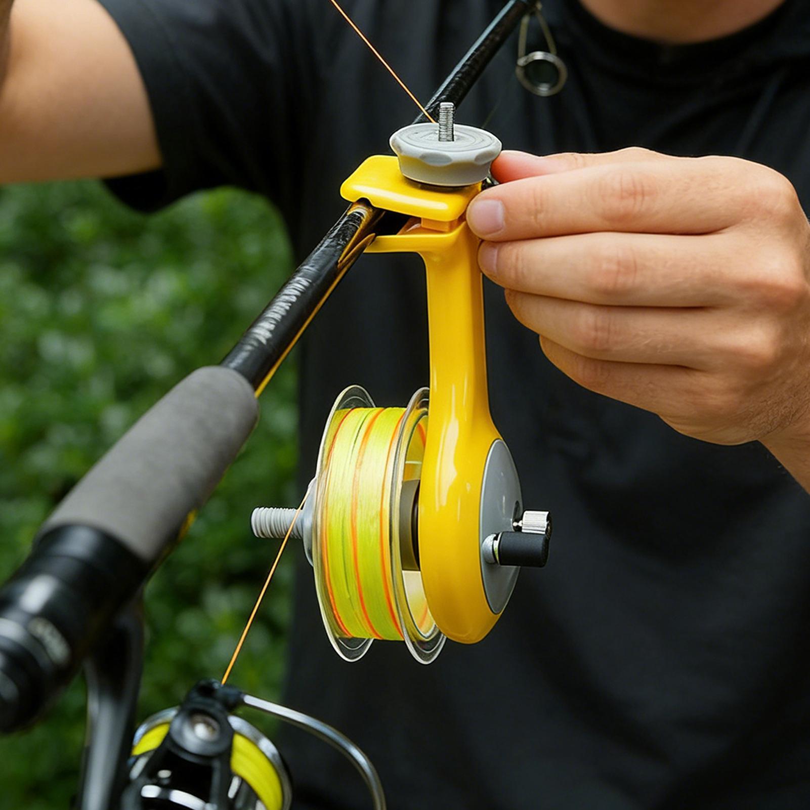 Fishing Line Spooler with Clam - Ice Fishing Reel reseña y precio