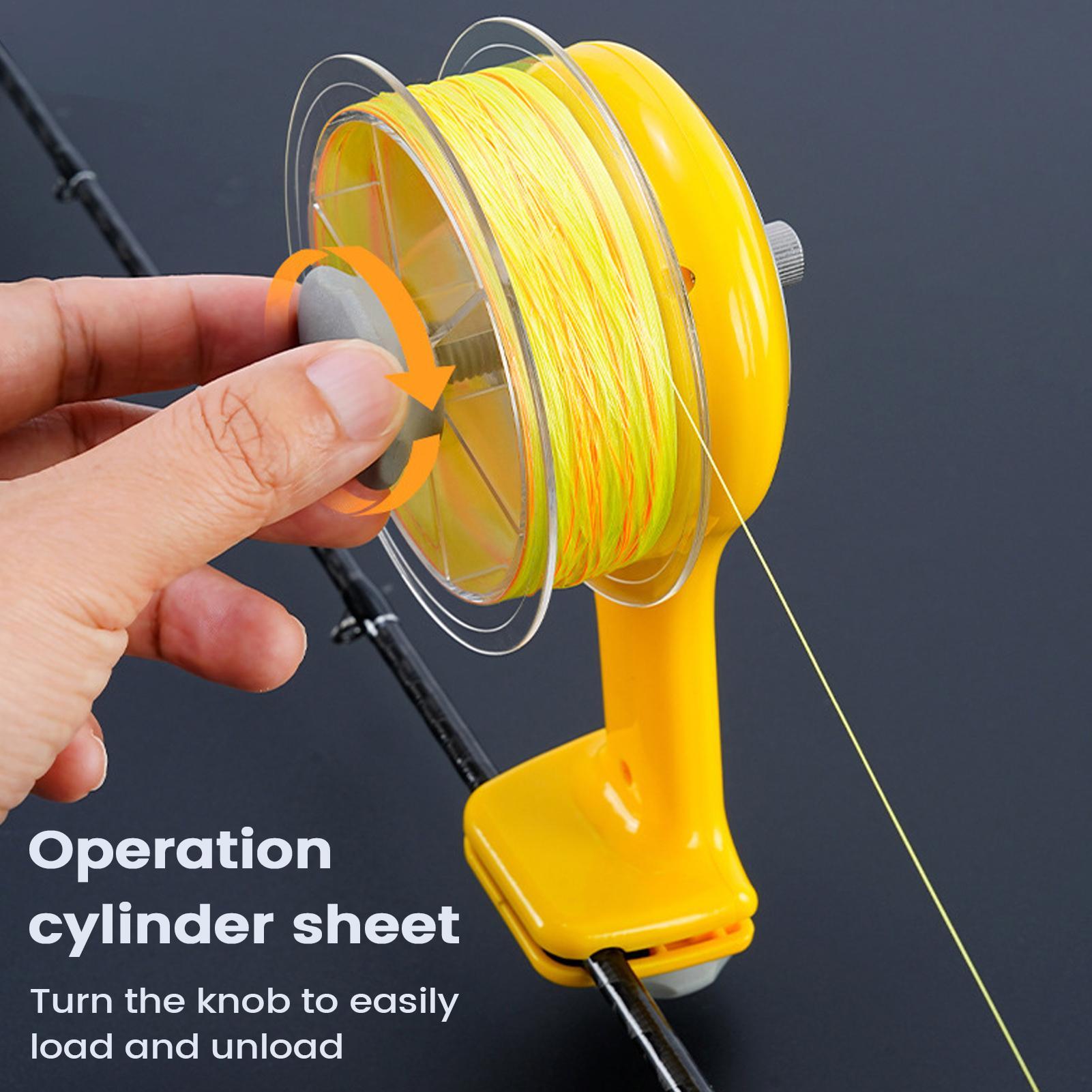 Fishing Line Spooler with Clam - Ice Fishing Reel reseña y precio