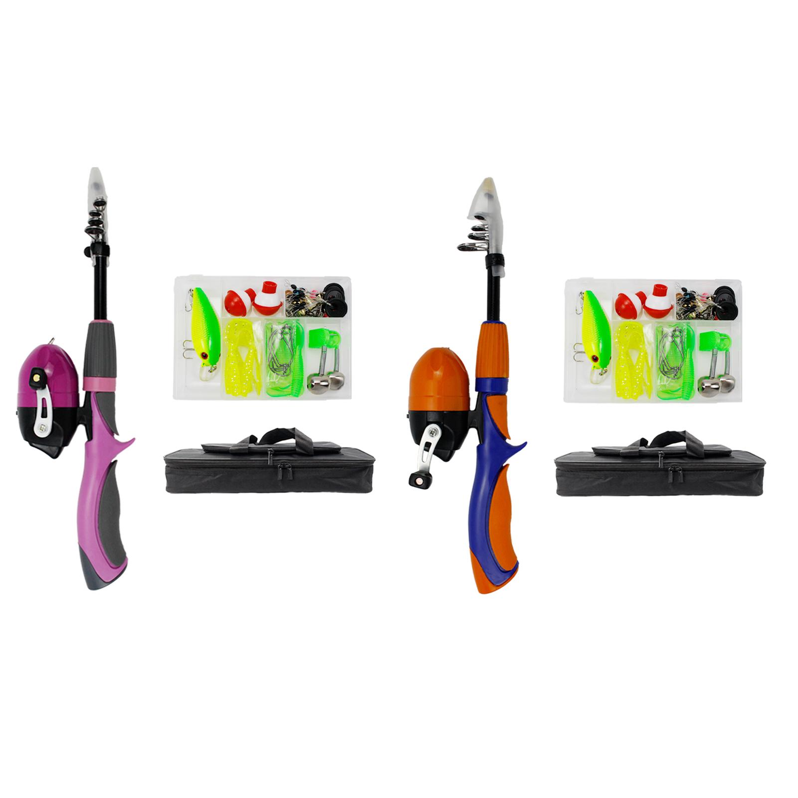Kids Fishing Pole Travel Tote  - Spincast Reel reseña y precio