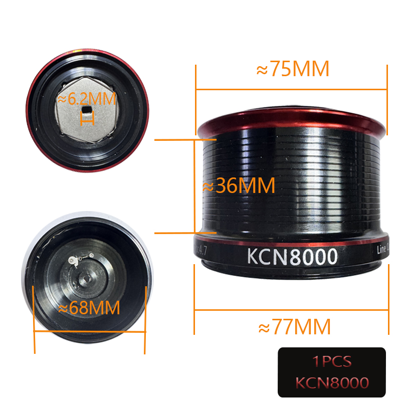 KCN6000 KCN8000 KCN10000 Spare - Reel Spare Spool reseña y precio