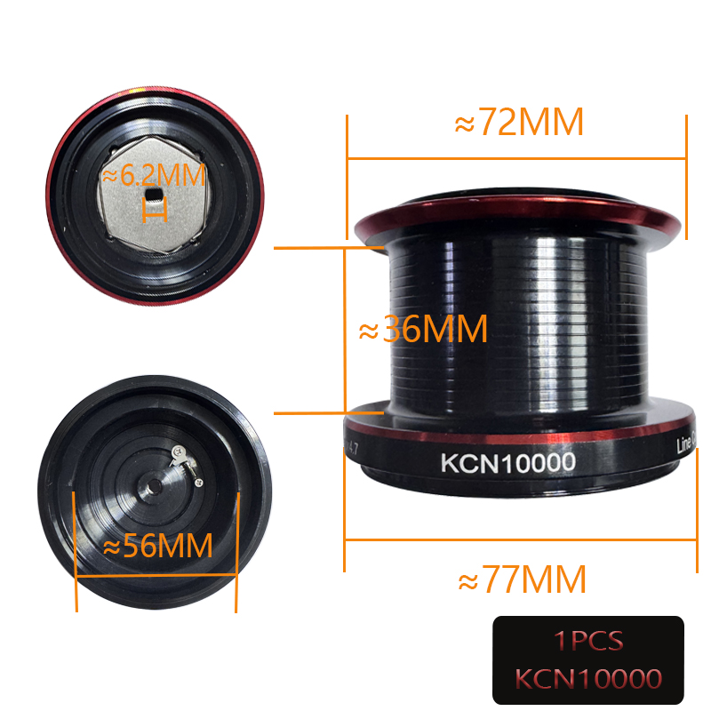 KCN6000 KCN8000 KCN10000 Spare - Reel Spare Spool reseña y precio