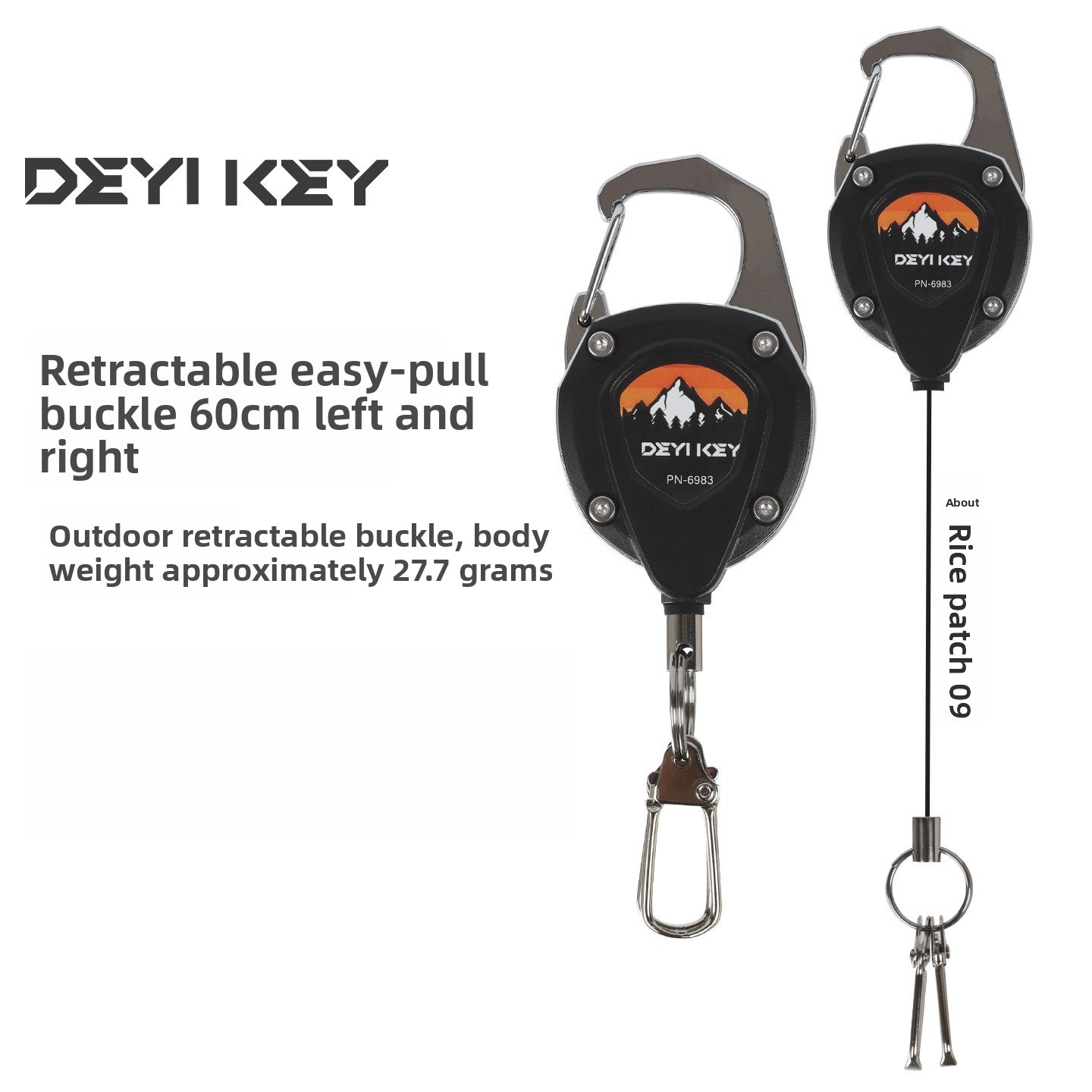 Retractable Keychain Heavy Dut - Fly Reel reseña y precio