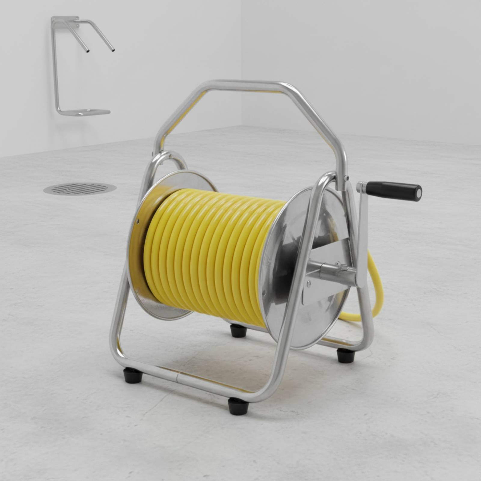 Metal Hose Reel Heavy Duty Gar - Reel Handle reseña y precio