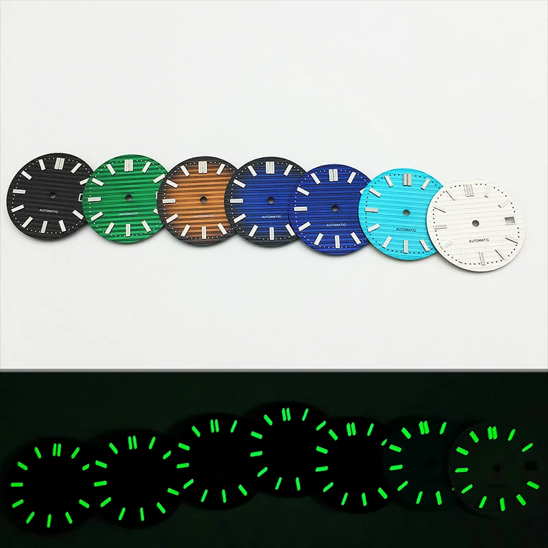 29.8mm NH35 Watch Dial Green L - Reel Case reseña y precio