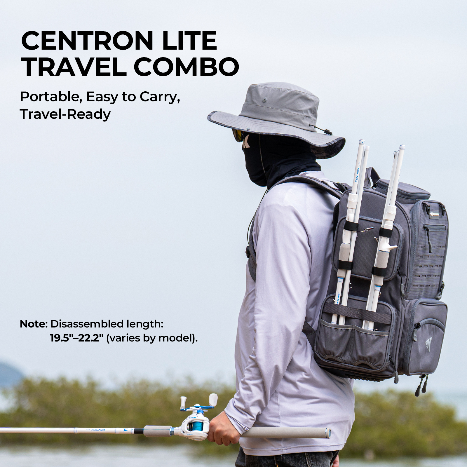 KastKing Centron Lite Travel C - Spincast Reel reseña y precio