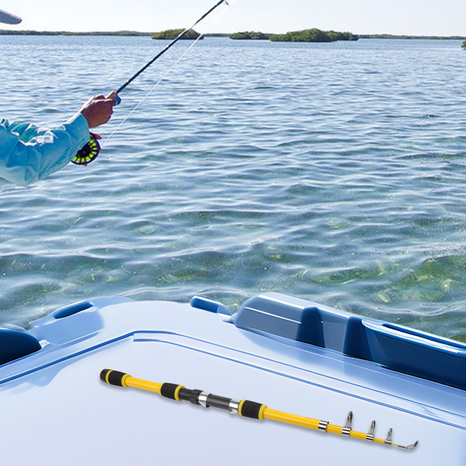 1pc Telescopic Fishing Rod Ree - Surf Reel reseña y precio