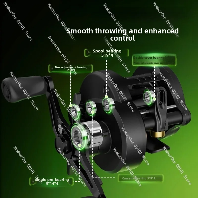 Electronic Magnetic Brake Fish - Electric Reel reseña y precio