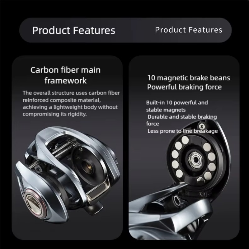 P1 Casting Reel, 7.3:1 Gear Ra - Reel Handle reseña y precio