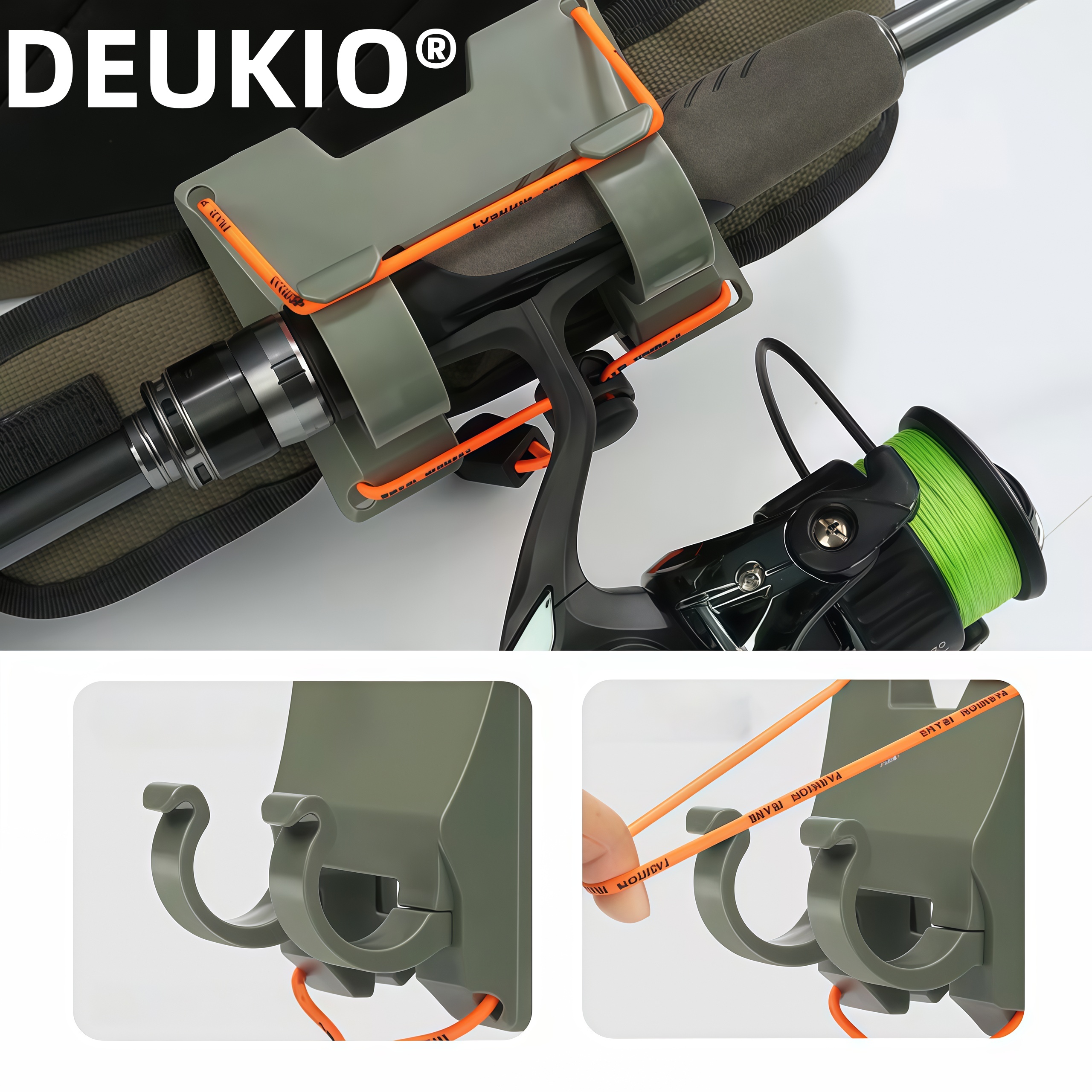 DEUKIO Outdoor Belt Clip Rod H - Fly Reel reseña y precio
