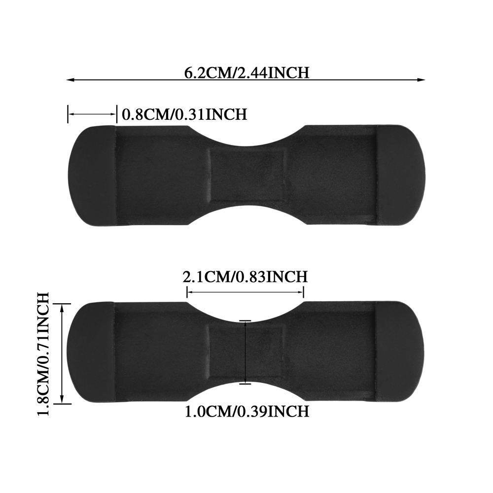 10Pcs Black/White Rubber Fishi - Fly Reel reseña y precio