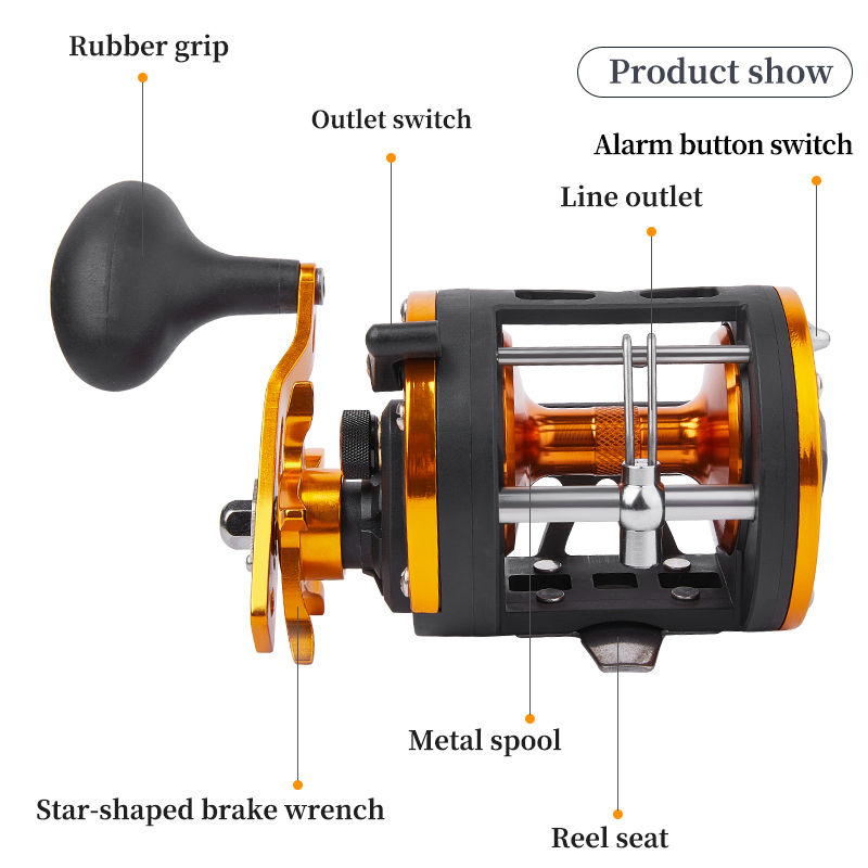 BILLINGS Trolling Drum Reel 33 - Trolling Reel reseña y precio