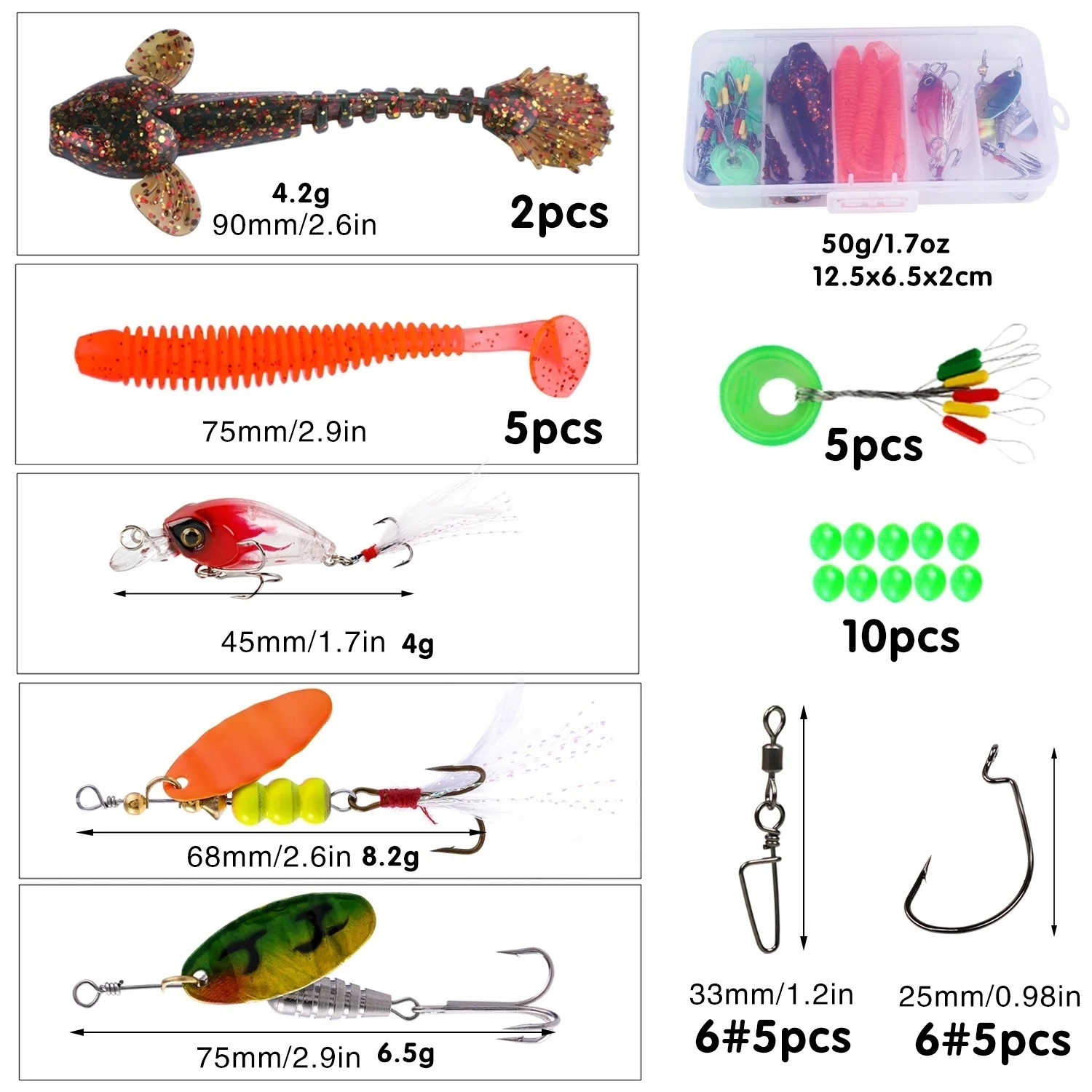 Sougayilang Fishing Rods and R - Spincast Reel reseña y precio