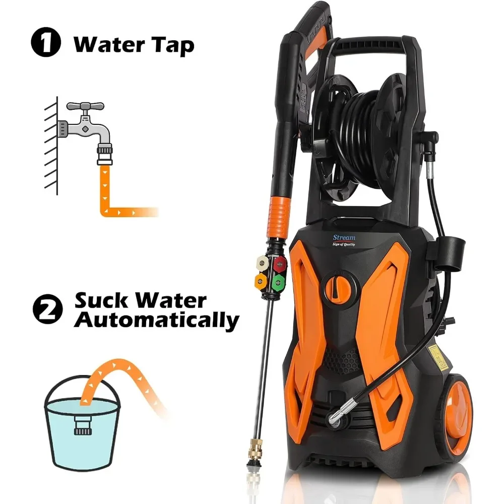 For 3500PSI Pressure Washer, 2 - Electric Reel reseña y precio
