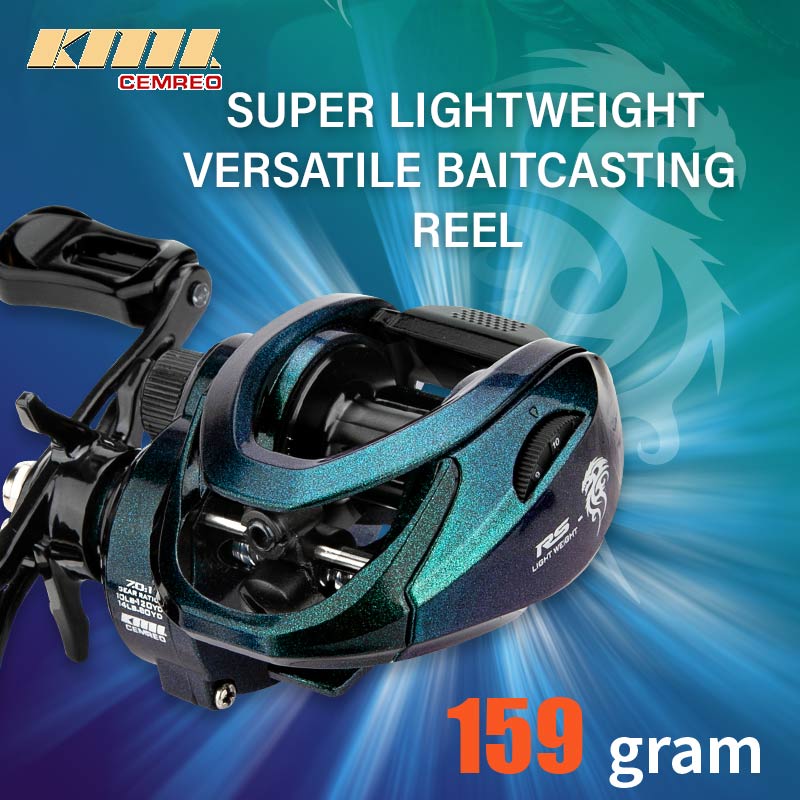 CEMREO Bait Casting Fishing Re - Ice Fishing Reel reseña y precio