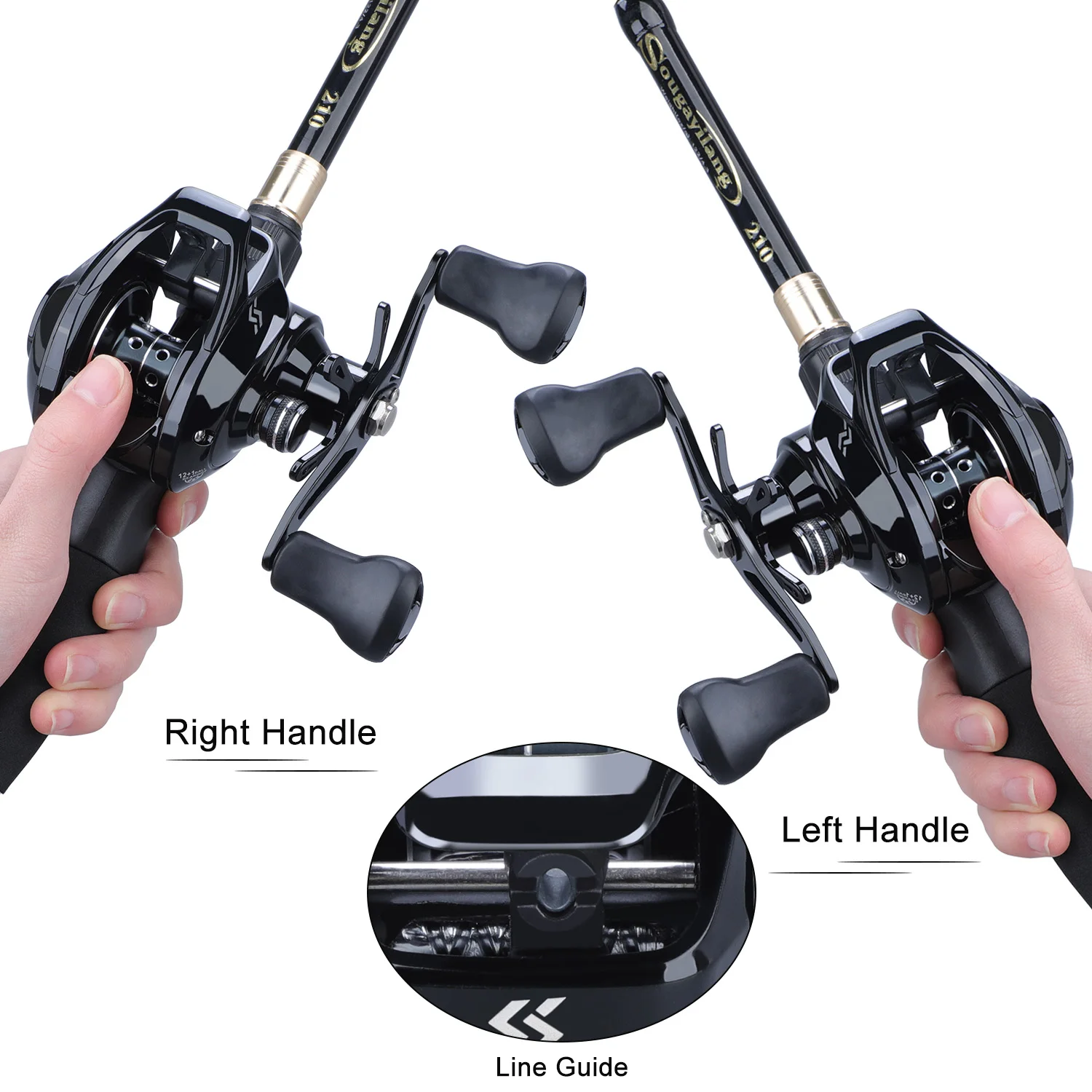 Sougayilang Fishing Rod and Re - Spincast Reel reseña y precio