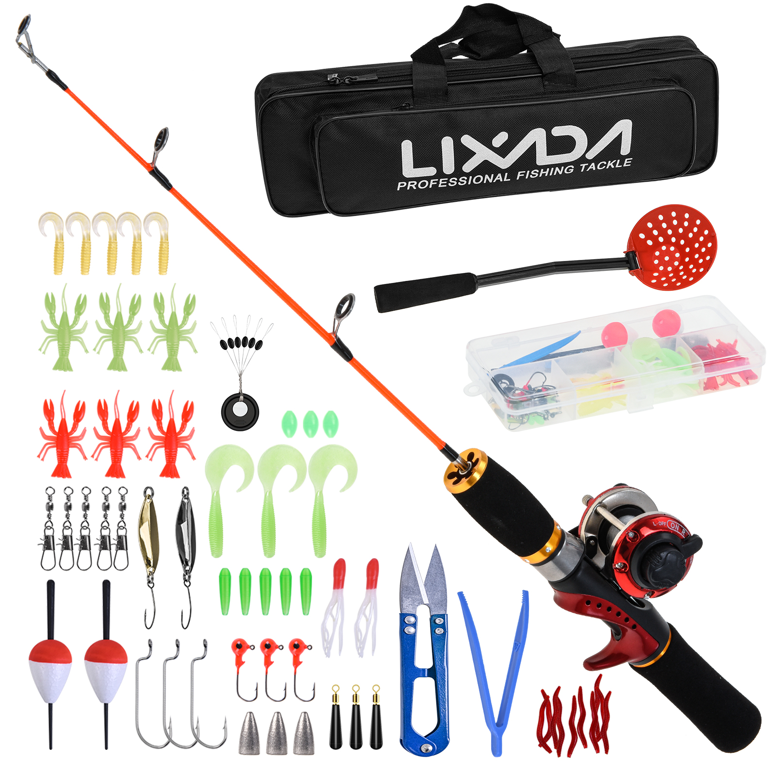 NEW Lixada Ice Fishing Rod Ree - Ice Fishing Reel reseña y precio