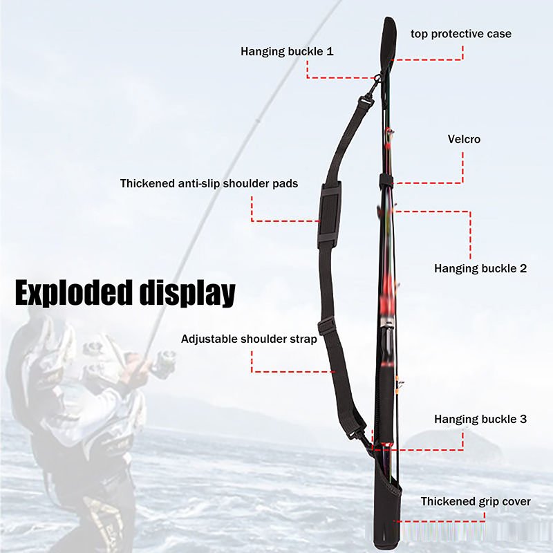 Portable Fishing Rod Shoulder  - Reel Bag reseña y precio