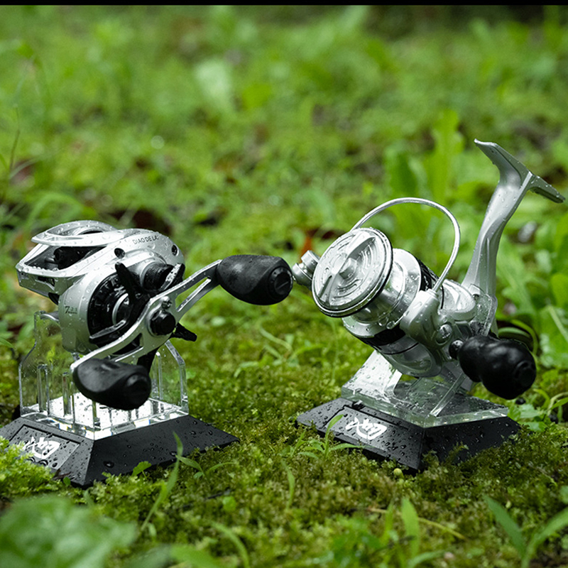 Acrylic Fishing Reel Display H - Spincast Reel reseña y precio